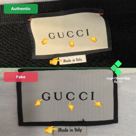 real gucci tag vs fake|authentic gucci tags.